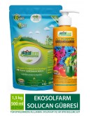 EkosolFarm Sıvı + Toz Solucan Gübresi 500 ml + 1,5 Kg 