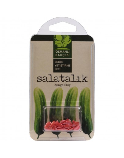 Osmanlı Bahçesi Çengelköy Salatalık Yetiştirme Seti, Yerli Salatalık Tohumu + Solucan Gübresi 