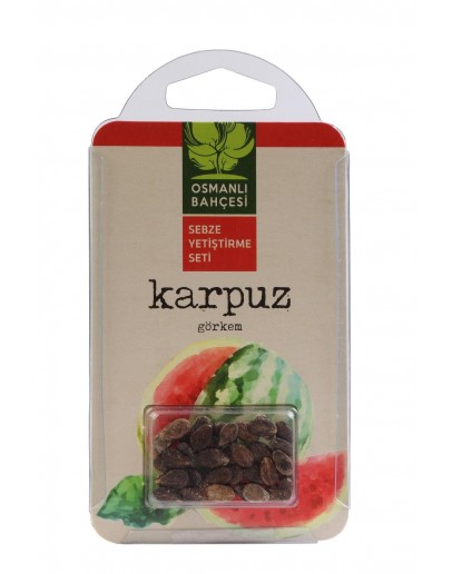 Osmanlı Bahçesi Karpuz Yetiştirme Seti, Karpuz Tohumu + Solucan Gübresi